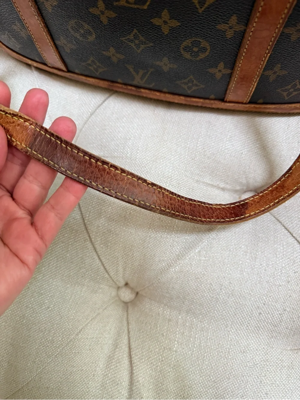 Louis Vuitton Vintage Monogram Babylone Tote Shoulder Bag
